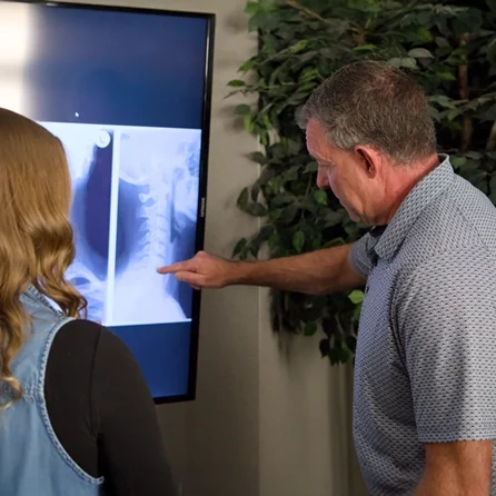 Eric Carpenter Reviewing X Ray